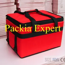 Пакет для доставки еды для пицца термоизоляционный пакет 45*35*30 см с фанерной поддержкой вынос еды