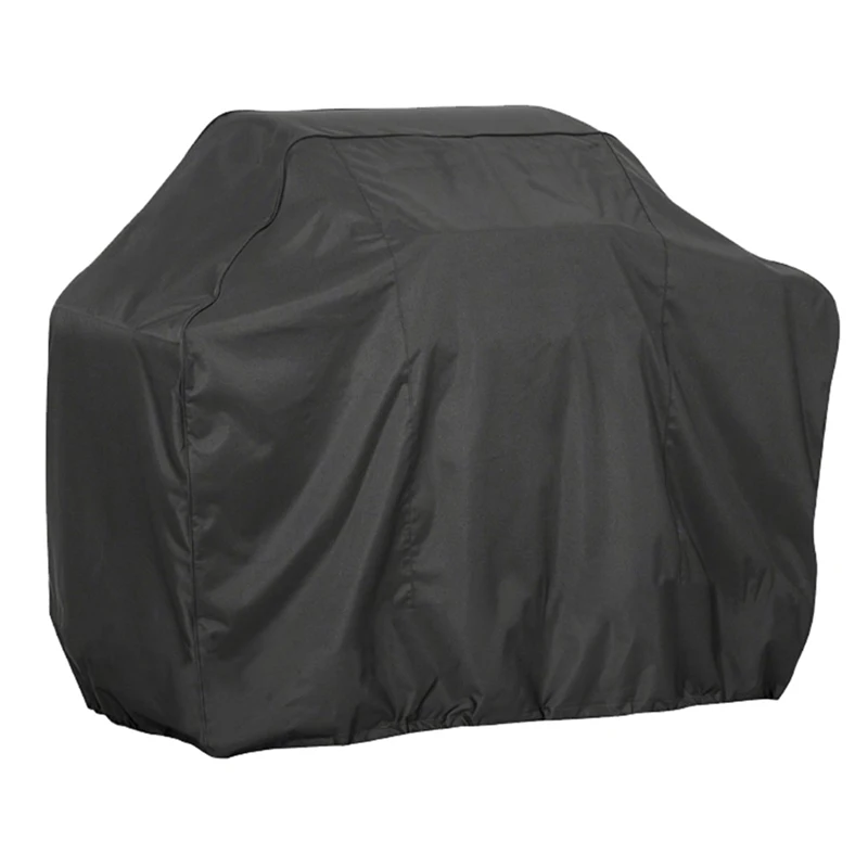 Grill Cover BBQ Cover Dustproof Rainproof Cover Cap Cylindrical Square Barbecue Supplies Protection