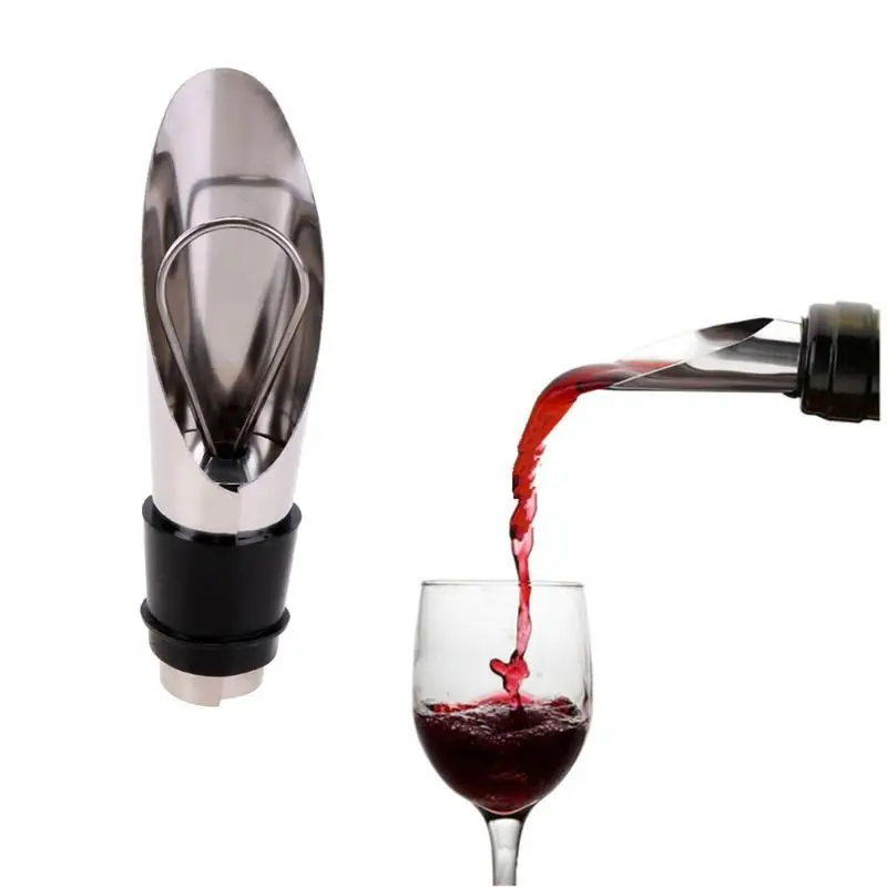 Buy 2 in 1 Stainless Steel Red Wine Stopper Pour