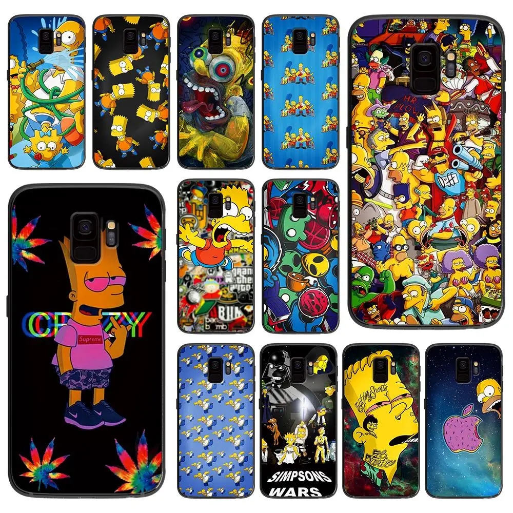

Yellow mischief on the hinsons for Samsung Galaxy A5 A6 A7 A8 A9 2017 Phone Cover Plus M10 M20 M30 silicone phone cases
