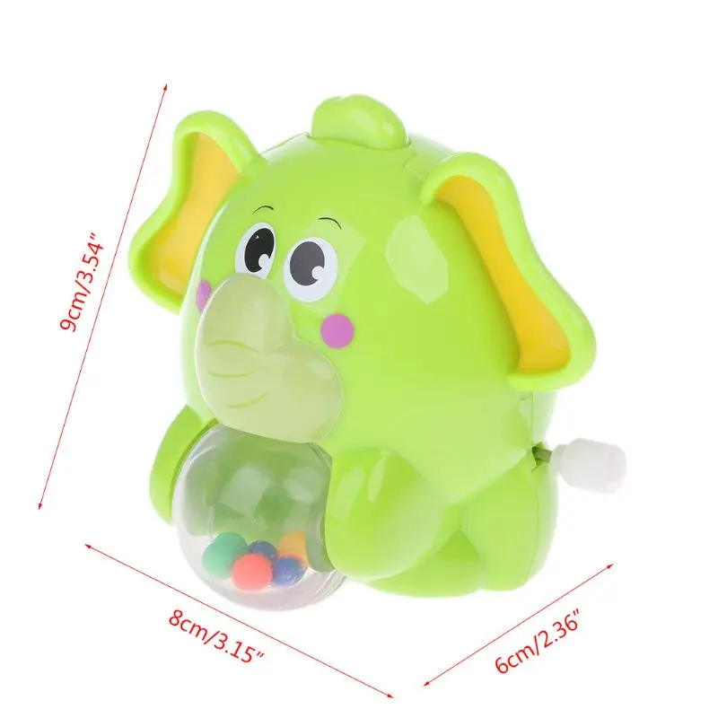 Mini Clockwork Elephant Toy Animal Wind Up Toys Kids Educational Prop