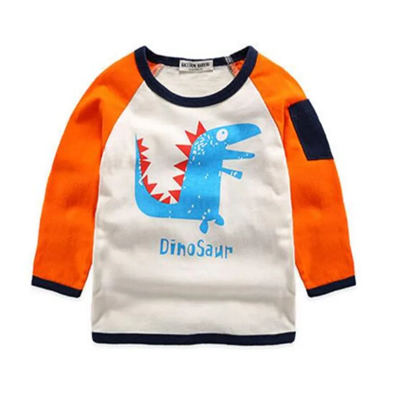 New Boys Dinosaur T Shirts Baby Clothes Boys Spring Autumn Fashion