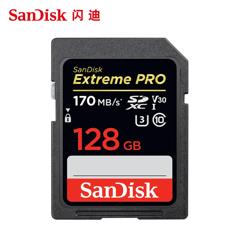 

SanDisk 170MBS SD Card for Camera 512GB 256GB 128GB 64GB 32GB Memory Card U3 4K Flash Card for Computer Flash Card SDXC SDHC