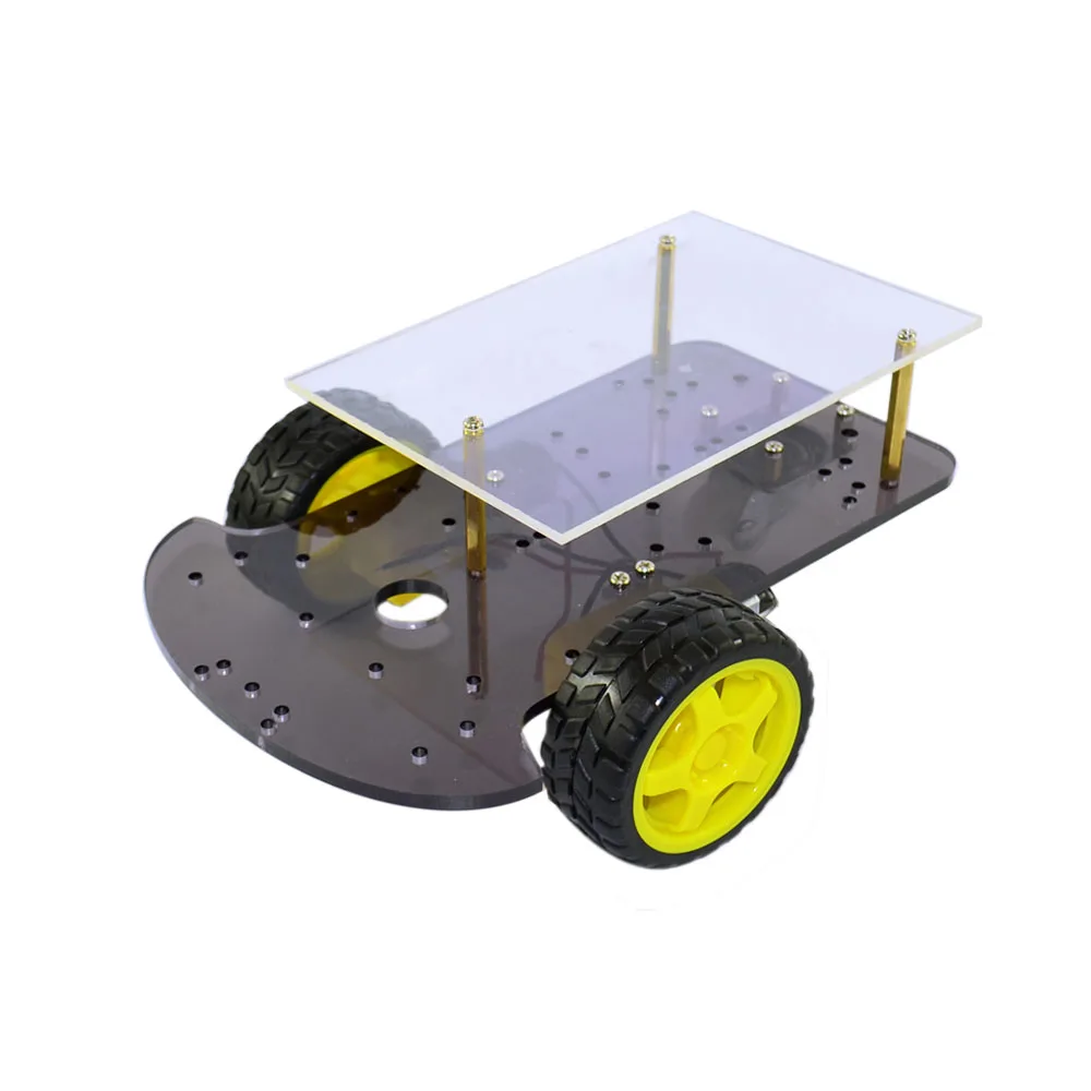 Версия двигателя для отслеживания избегания DIY Science Chassis Kit скорость кодер батарея коробка 2WD