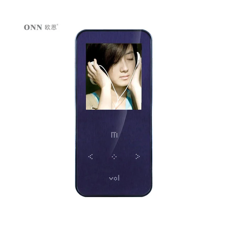 2017 ONN Q9 Walkman 8 ГБ MP3 плеера 1.8 дюймов фиолетовый с TFT Экран Поддержка fm Радио E-Book