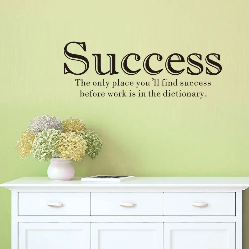 Success Career Ladder Job Wall Stickers Office Decor Removable Vinyl
