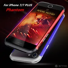 For iPhone 7 Plus Bumper For iPhone 7 Case Luxury GINMIC Armor Aluminum Screw Case Metal