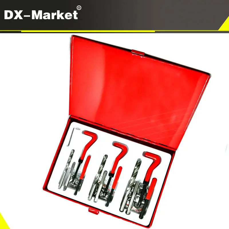 

88pcs thread repair set , m6 m8 m10 Metric thread insert repair tools with 1.5D coil , Tin suit H006-19