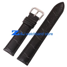 10mm 12mm 14mm 16mm 18mm 19mm 20mm 22mm 23mm 24mm véritable bracelet en cuir Général sangle en cuir Noir bracelet montre bande
