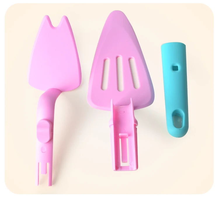 Pink Plastic Cake Spatula Simple And Easy To Use Cake Cut Heat Resistant Kitchen Cake Spatula