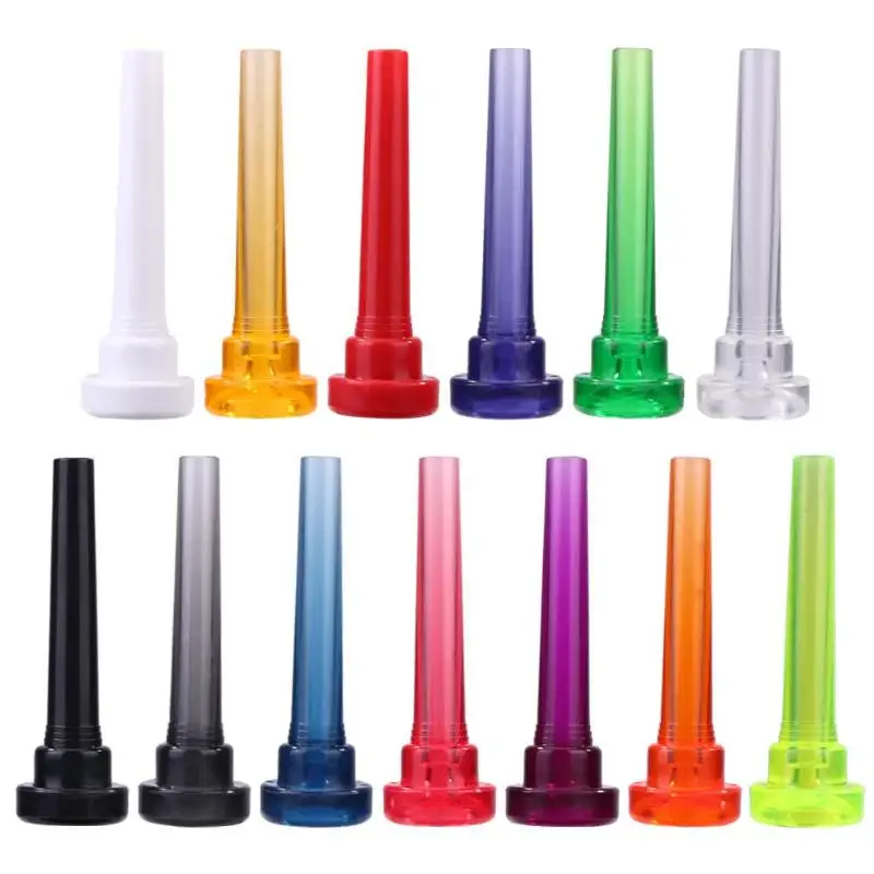 

Trumpet Mouthpiece 3C Plastic Trumpet Mouth Exerciser Meg for Beginner 13 Colors Musical Trumpet Accessories