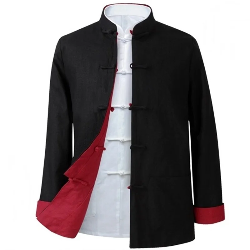 Traditional chinese clothing for men male Chinese winter bomber jacket