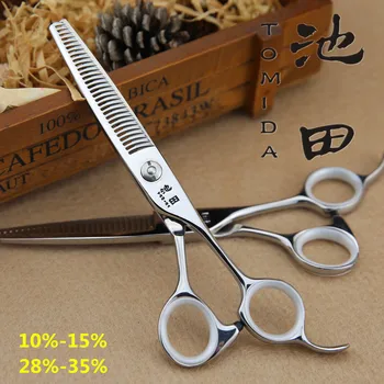 

Hot Shears "TOMIDA" 6 High Quality Barber Shop Salon Hairdressing Razor Scissors Professional Haircut Thinning Scissors E-04-30S