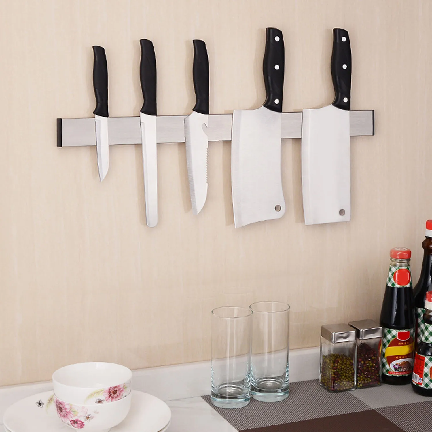 Магнитный самоклеящийся держатель для ножей длиной 12 2 дюйма|stand for knives|magnet knife