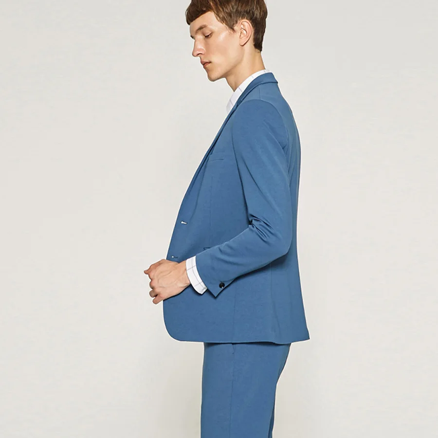 New Business Suit Blazer Masculino Slim Fit Groom Tuxedos Wedding Suit 2 Pcs (Jacket+Pants) Gentlemen Terno Masculino Suit Men