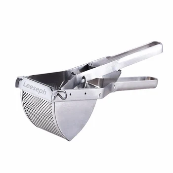 

Stainless Steel Commercial Potato Ricer For Baby Food Creamy Fluffy Mashed Potato and Fruit - kitchen accessories by Leeseph