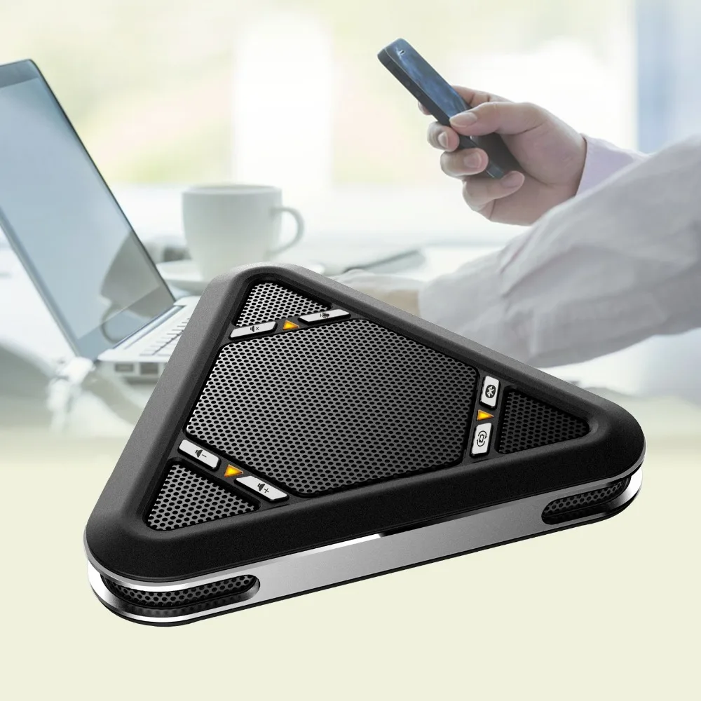 Tenveo A500B 4 M الراديو سطح المكتب VoIP مسافة صغيرة USB + بلوتوث حر اليدين مكبر صوت ل ال Whatsapp سكايب و التكبير اجتماع