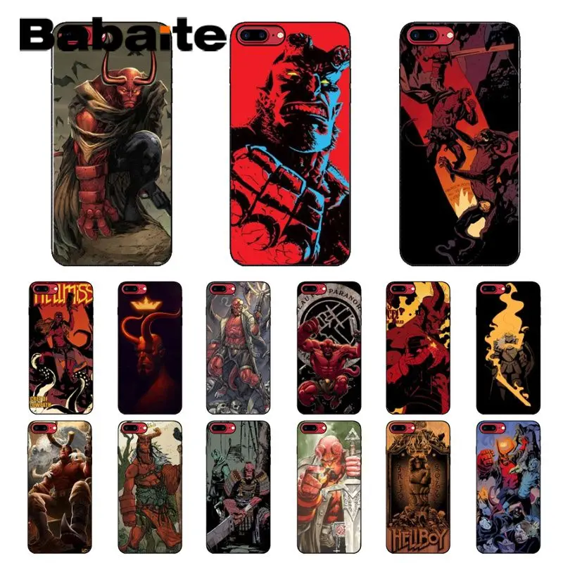 Чехол для мобильного телефона Babaite Hellboy с принтом сделай сам чехол Apple iPhone 8 7 6 6S Plus X