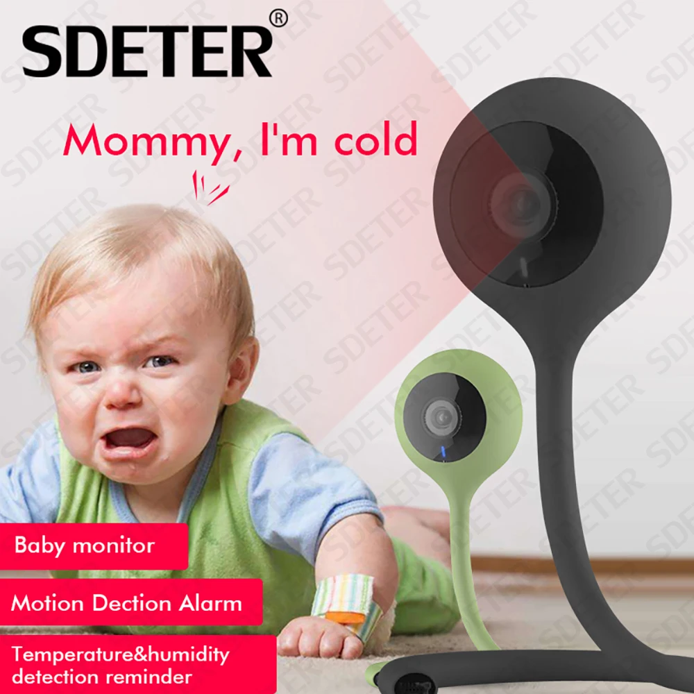 

SDETER 1080P Wireless IP Camera-Wifi Support YI Cloud Security Camera Pan/Tilt/Zoom Motion Track Night Vision Baby Monitor 2MP