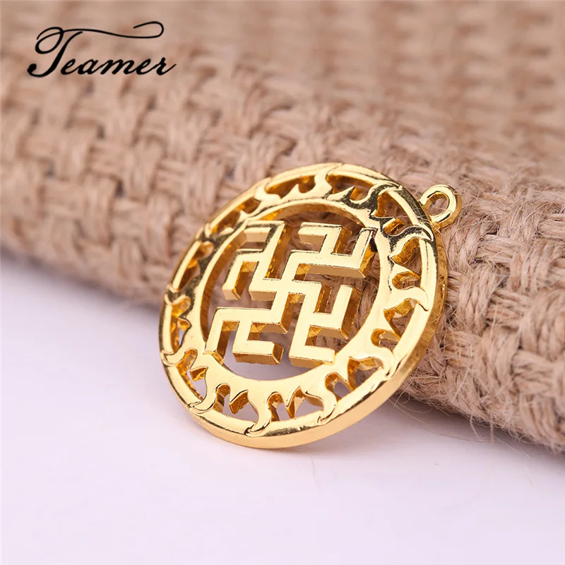 Teamer Sun подвеска с символикой викингов для ожерелья круглые заклинания Insignia Triquetra