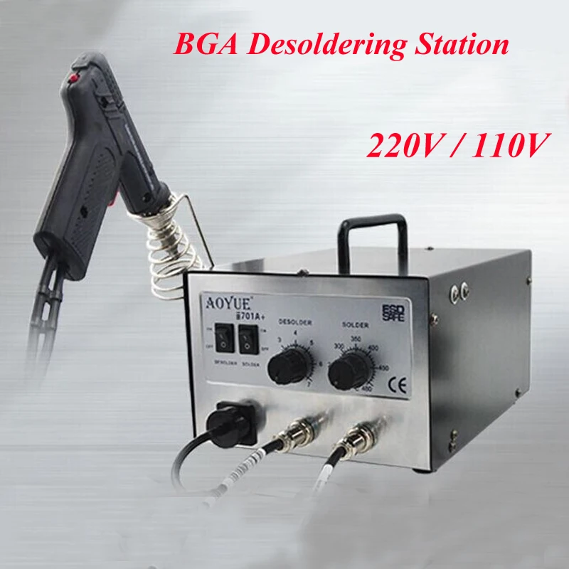Ремонтная система ESD BGA станция для распайки присоска + паяльная I701A +|station soldering|sucker