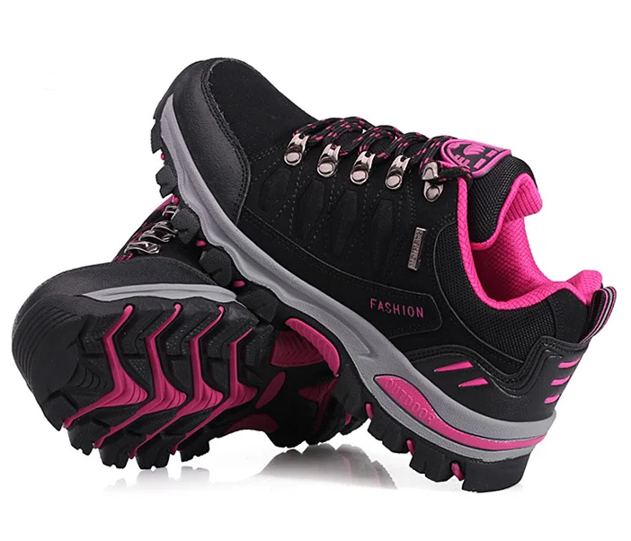 

Women Men Outdoor Shoes Sneakers Hiking Shoes Walking Climbing Boots Footwear Mountain Trekking Warm Shoes Tactics Sport Shoes