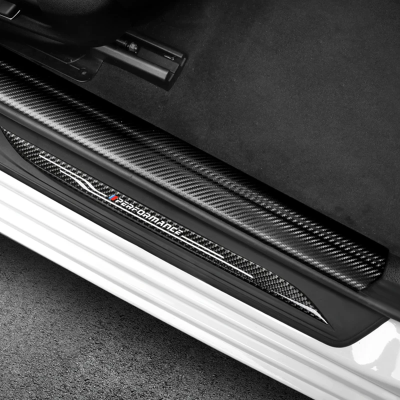 SRXTZM 4 шт. для BMW F10 2011 2017 аксессуары защитная накладка на пороги двери защитные