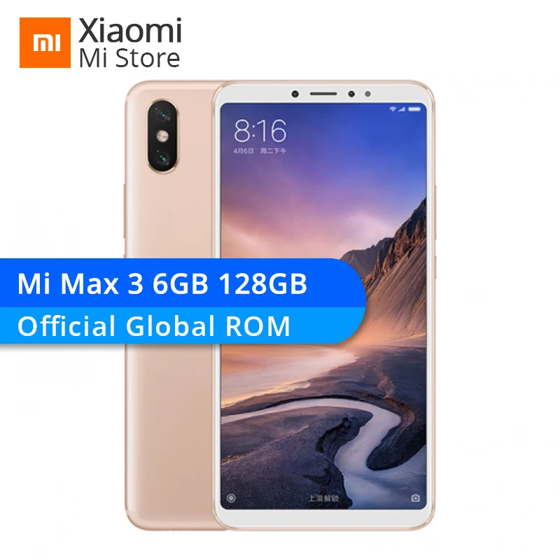 xiaomi mi max 3 ram 6gb rom 128gb