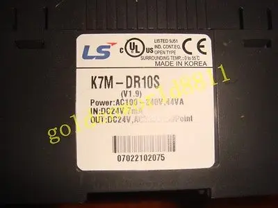 

DHL/EMS 2 LOTS LG/LS PLC programmable controller K7M-DR10S good in condition for industry use -A1