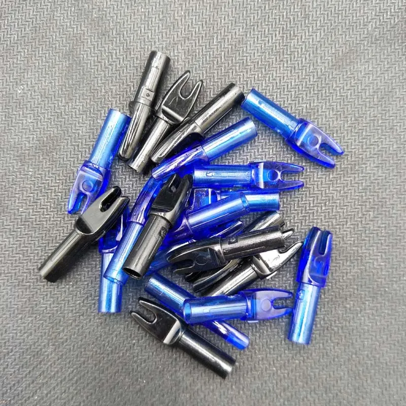 

Archery 12/24pcs 6.0mm Plastic Arrow Nock Insert Arrow Tails Internal Nocks Arrow Accessories