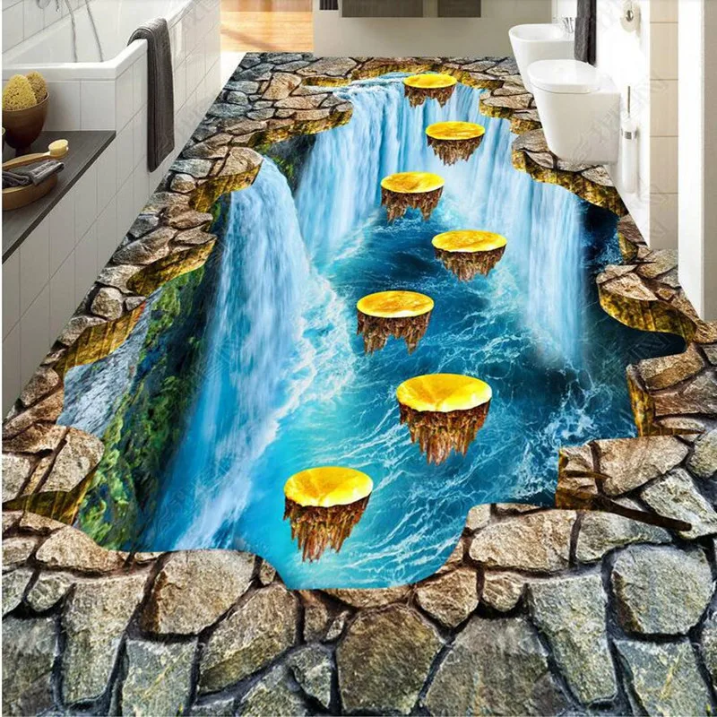 

Creative Kitchen doormat HD 3D Printing Hallway Carpets Bedroom Living Room Rugs Corridor aisle Large carpet Bath Antiskid Mats