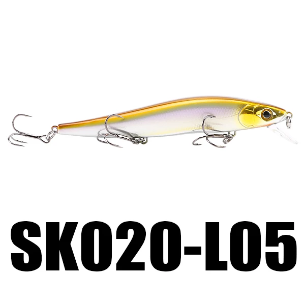 SeaKnight SK020 приманка в виде гольяна, 1 шт., приманка для рыбалки, 1,0 м, 11 см, 14 г, Искусственные воблеры в соленой воде, плавающая приманка для рыбалки, 10 цветов - Цвет: 1 Pieces Color L05
