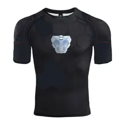 Мстители Железный человек Энтони Эдвард "Tony" Старк косплей футболки с 3D-принтом унисекс компрессионные фитнес быстросохнущие футболки