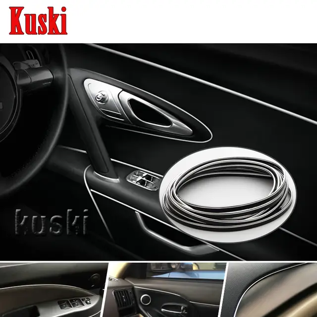 Us 5 94 5 Off 5m Car Interior Dashboard Decoration Strip For Renault Duster Laguna Megane 2 3 Logan Captur Clio Lada Granta Kalina Priora In Car