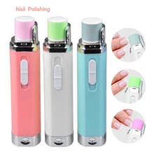 Электрический шлифовальный станок ручка Броня машина для ногтей EVA Шлифовальная головка гладкая полировка ногтей 3 цвета набор для ногтевого дизайна