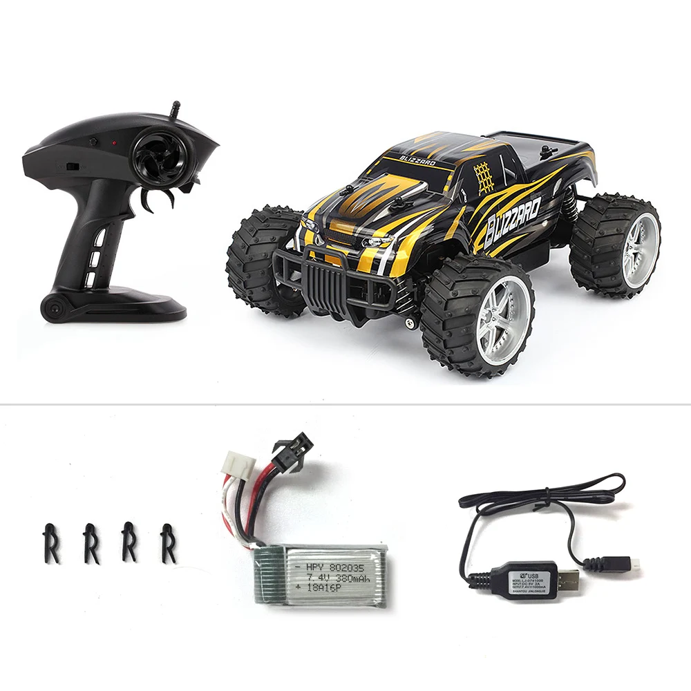 2018 New 9504 RC Car 116 2.4G 4WD Half Scale High Speed 20kmh RC Off-road Buggy Car with 7.4V 380mAh Lipo battery (16)