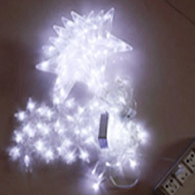 Beste LED String Lights Pentagram Ster Gordijn Licht Fairy Bruiloft Verjaardag Kerst Verlichting Indoor Decoratie Licht 220V IP65