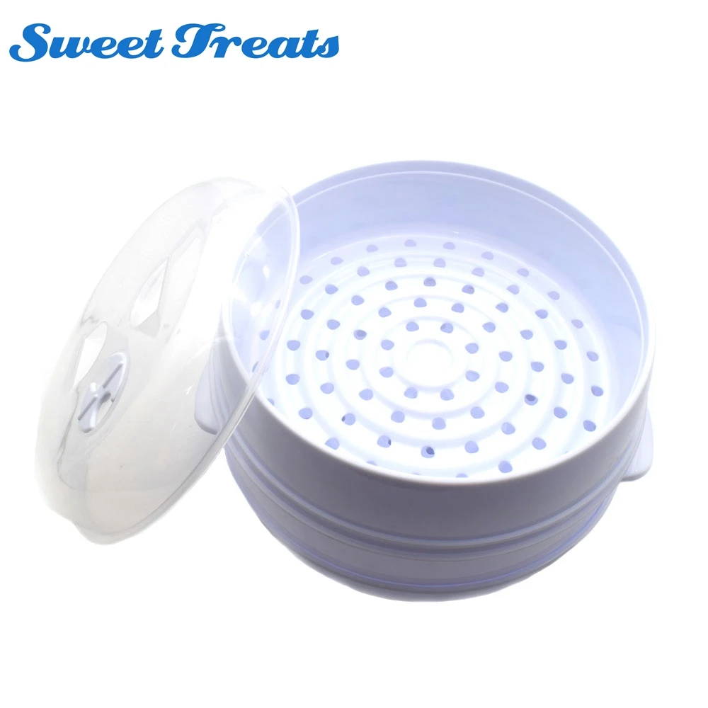 Двухуровневый микроволновый Пароварка Sweettreats быстрое приготовление здоровых