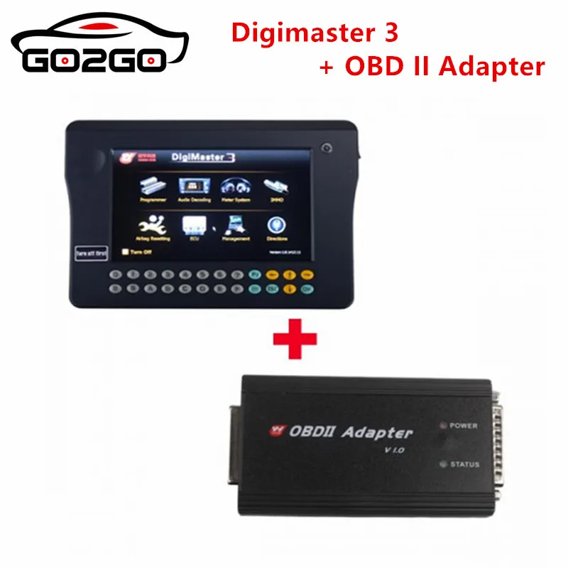 

Original Yanhua Digimaster 3 Odometer Correction Master No Token Limitation Plus OBD II Adapter and Cable for Key Programming