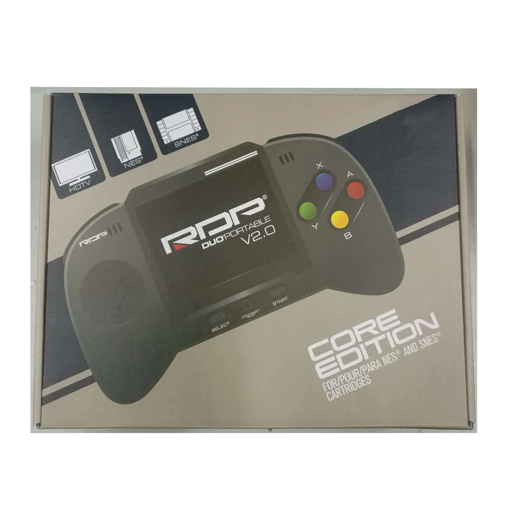 

Portable RDP for Nintendo SNES & NES game Handheld Console V2.0 Core Ed. Black