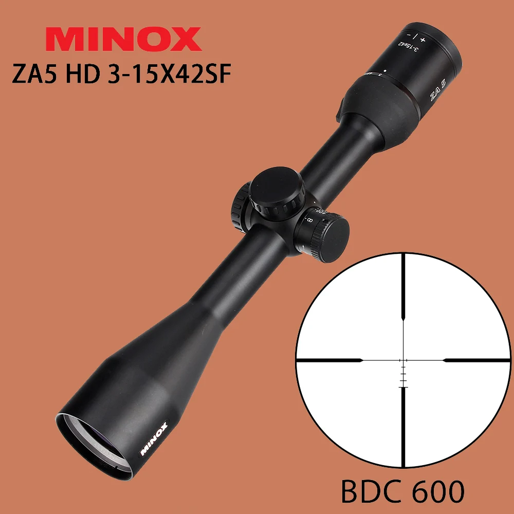 MINOX ZA HD 3 15x42 SF охотничий прицел BDC 600 провод сетка сторона Параллакс тактическая