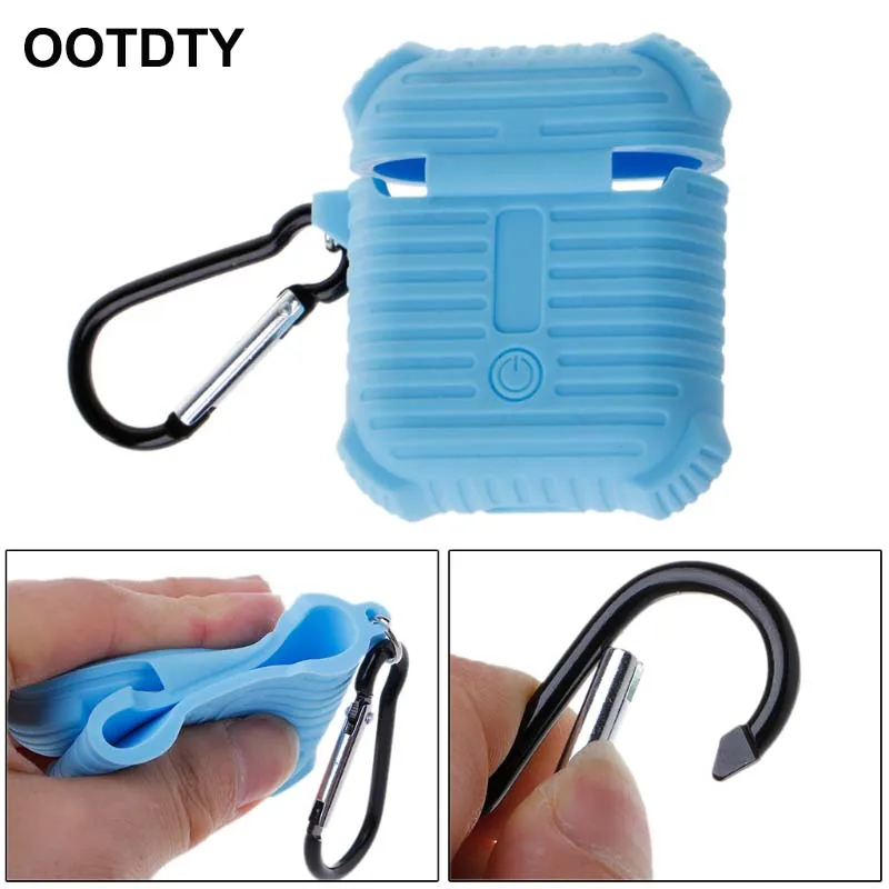 

Silicone Shock-Proof Protective Cover Sleeve For AirPods Earphone Charging Case