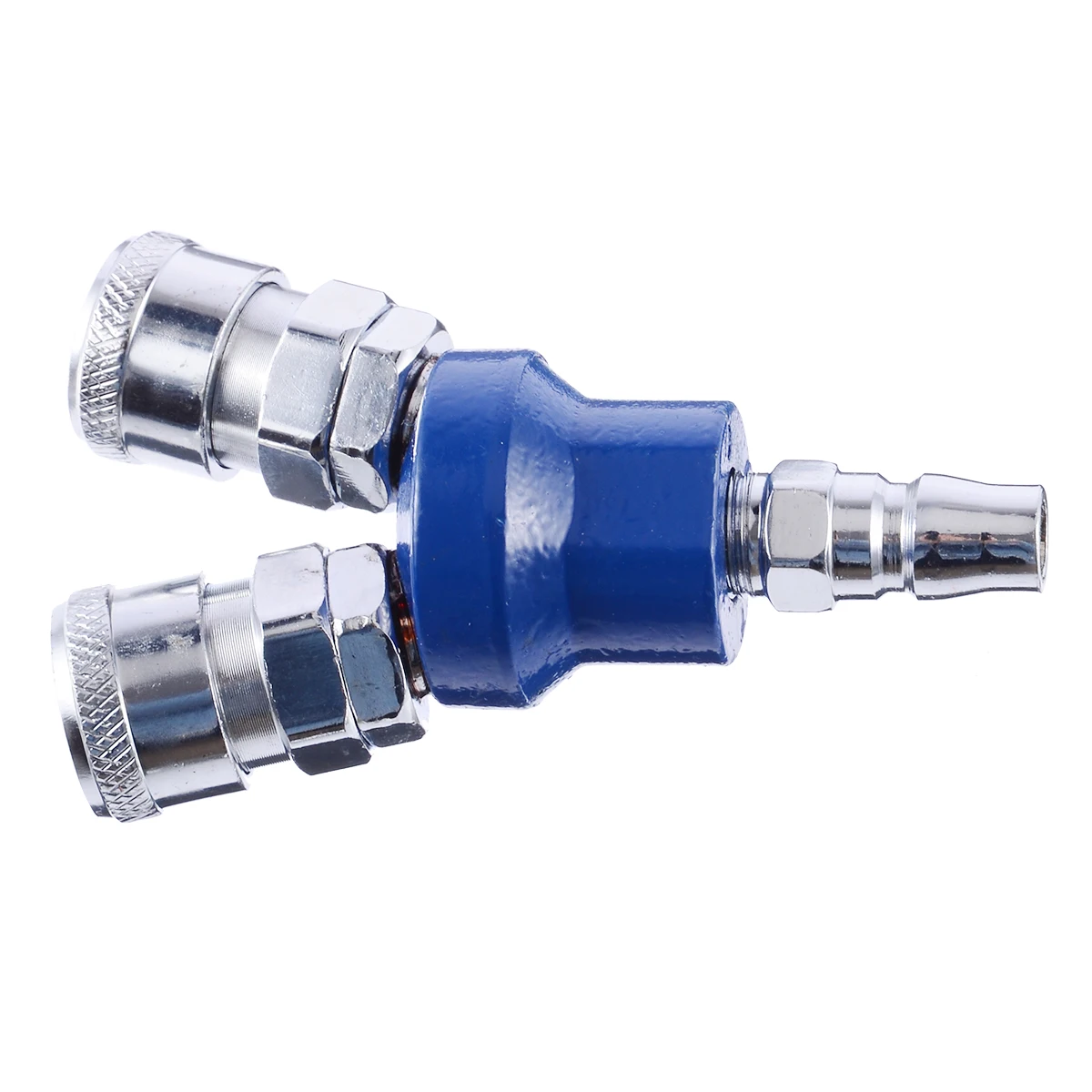 High Strength 2 Way Quick Connector C-type 0.90" Air Compressor Manifold Multi Hose Coupler Fitting Pneumatic Parts