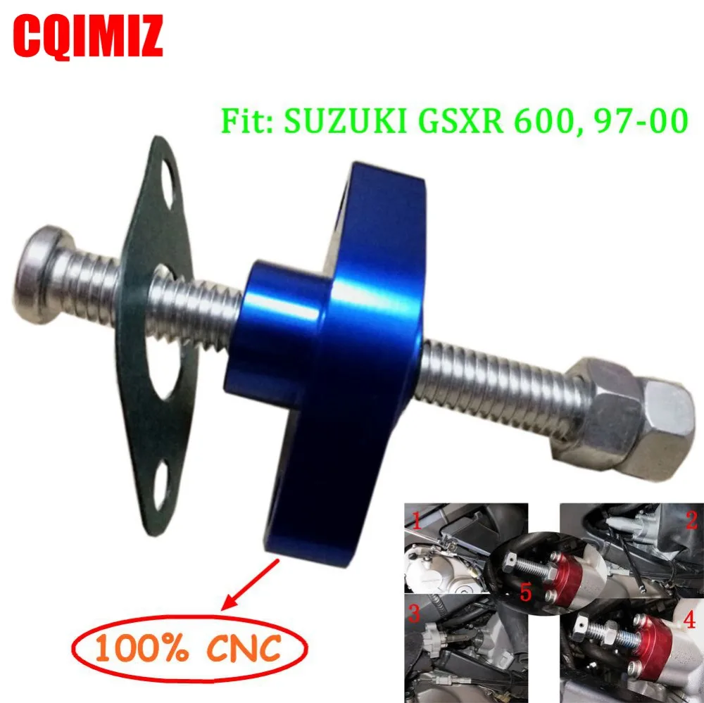 Blue CNC Aluminum Adjuster Manual Cam Timing Chain Tensioner For SUZUKI GSXR 600 1997-2000 | Автомобили и мотоциклы
