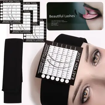 

Natural Long Eyelash Extension Hanging Magnetic Scarf Headband Eyelashes Makeup Tools False Eyelashes Individual