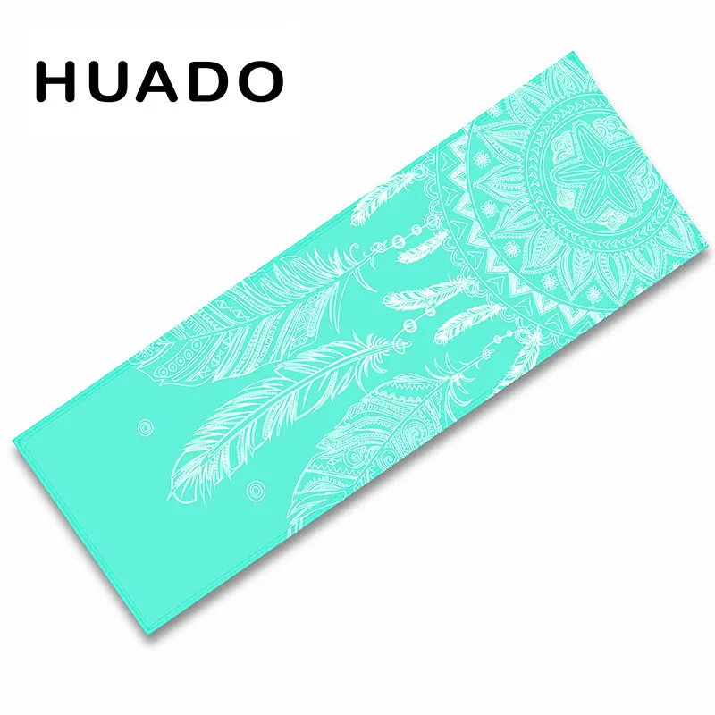 Custom design Company logo Folding Natural Rubber Yoga Mat eco friendly