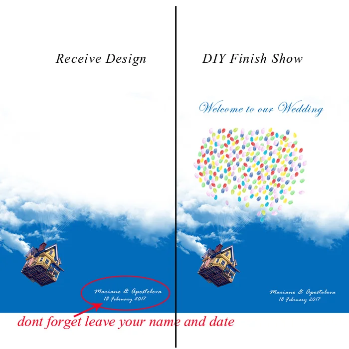 The-Flying-House-of-Love-Free-Personalized-Custom-Fingerprint-DIY-Guestbook-for-Engagement-Wedding-Ceremonies-No (2)