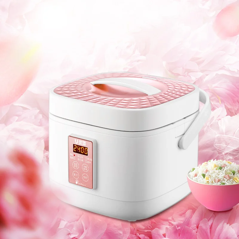 

YX-3050A Intelligent Rice Cooker Reservation Timing Soup Pink Multifunction Rice Cooker 3L Baking Paint