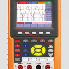 2-канальный Ручной осциллограф Полоса пропускания 60 мГц 500 MSA/S HDS2062M-N