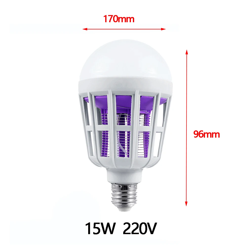 Светодиодный насекомых посетители лампочка комары мухи насекомое моли убийца лампа ловушка мухобойка